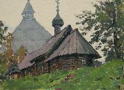 unknow artist, Saint Dmitry Solunsky Church in Old Ladoga